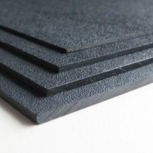 Kydex Sheet 0.60 (1.5mm) P1 Black 30x30 CM