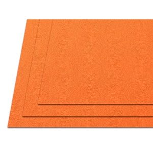 Kydex Sheet 0.60 (1.5mm) P1 Orange 30x30 CM