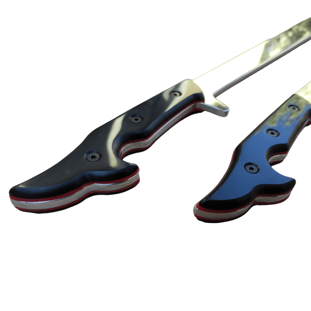 Espada y daga training blades set made from durable aluminum for Kali, Eskrima and Arnis practice.