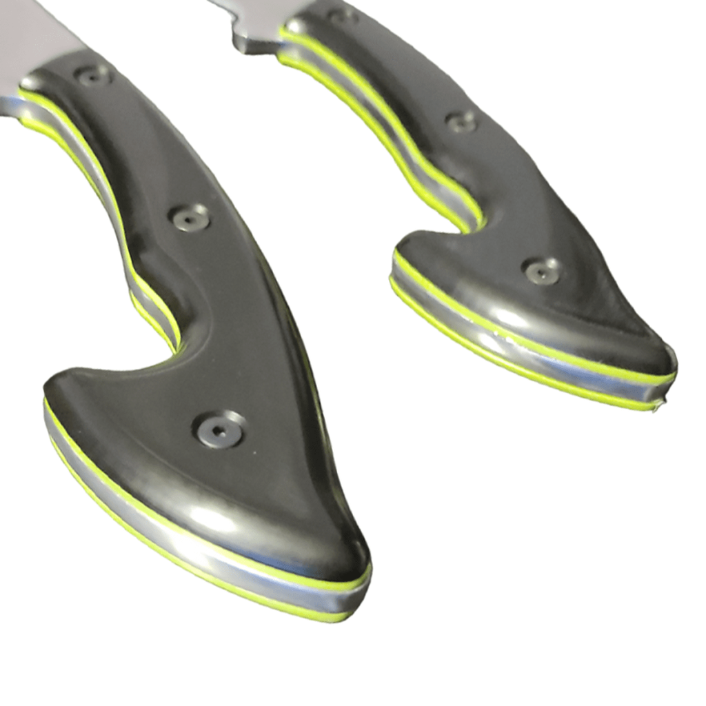 Espada y daga training blades set made from durable aluminum for Kali, Eskrima and Arnis practice.