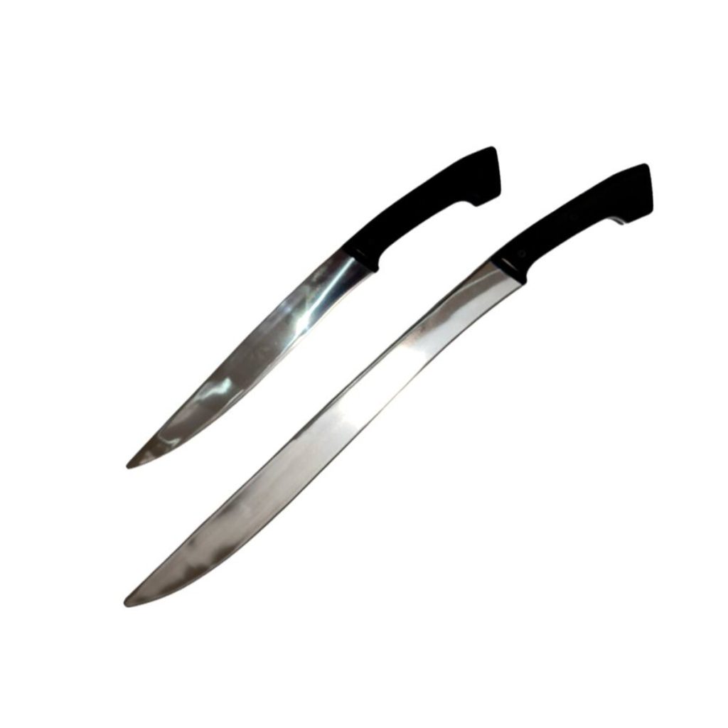Espada y daga training blades set made from durable aluminum for Kali, Eskrima and Arnis practice.